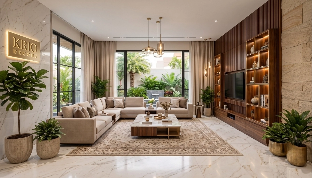 Architectural Luxury Living Area Layout Portfolio